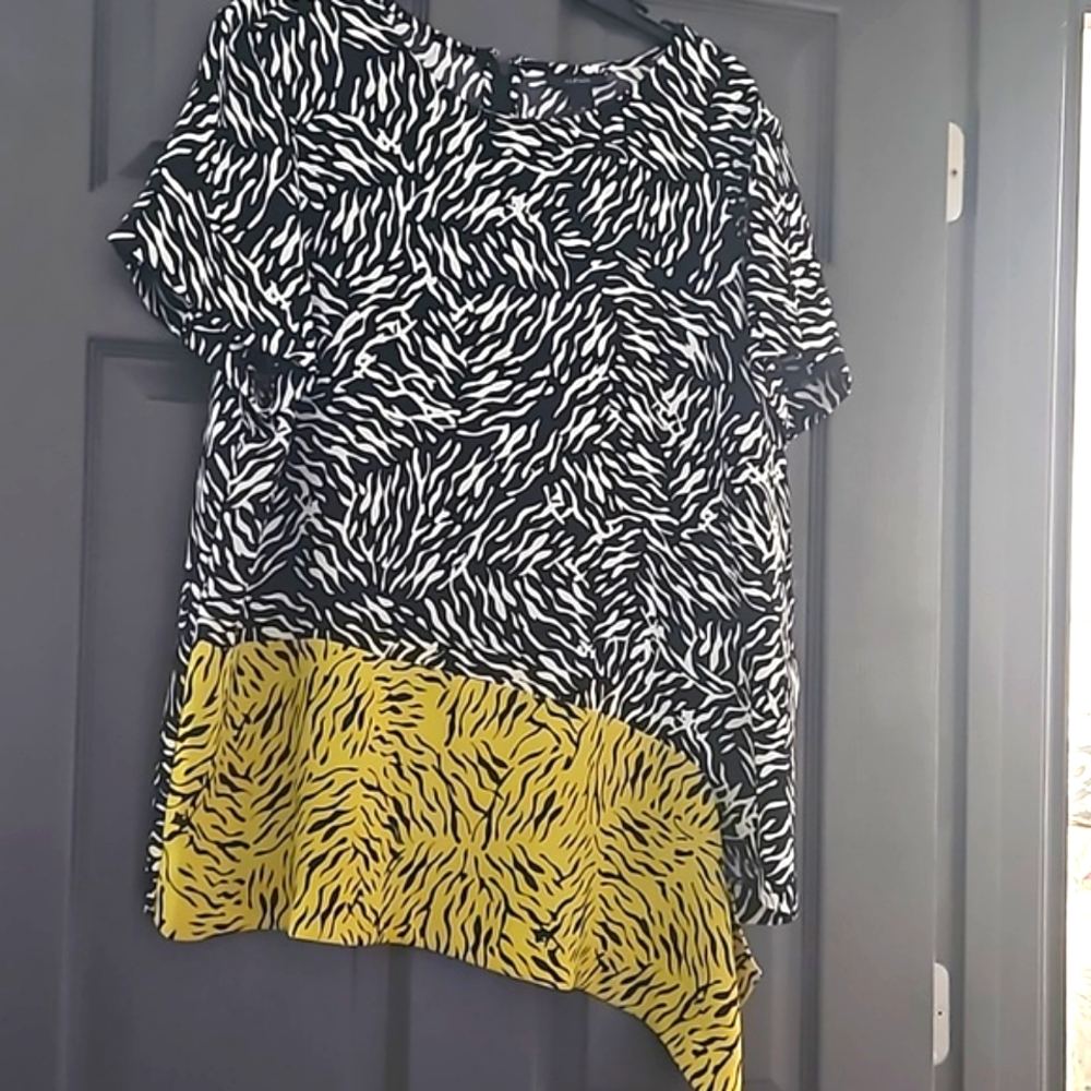Alfani Animal Print Blouse